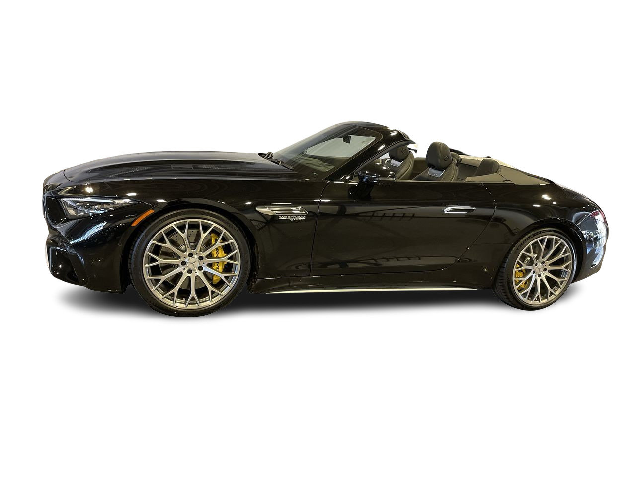 New 2022 Obsidian Black Metallic w/ black soft top Mercedes-Benz SL 63 image 6