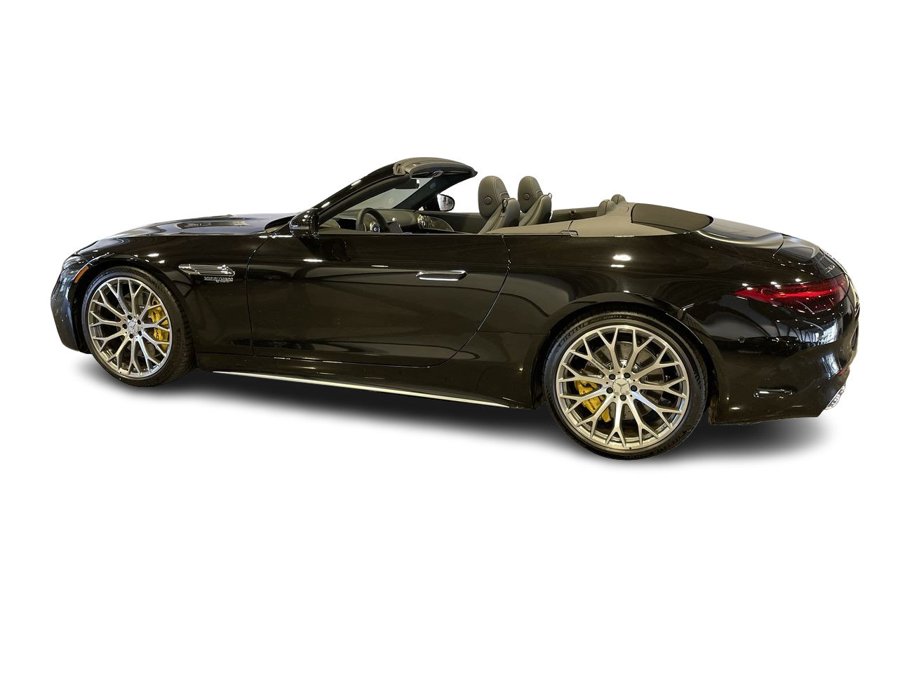 New 2022 Obsidian Black Metallic w/ black soft top Mercedes-Benz SL 63 image 8