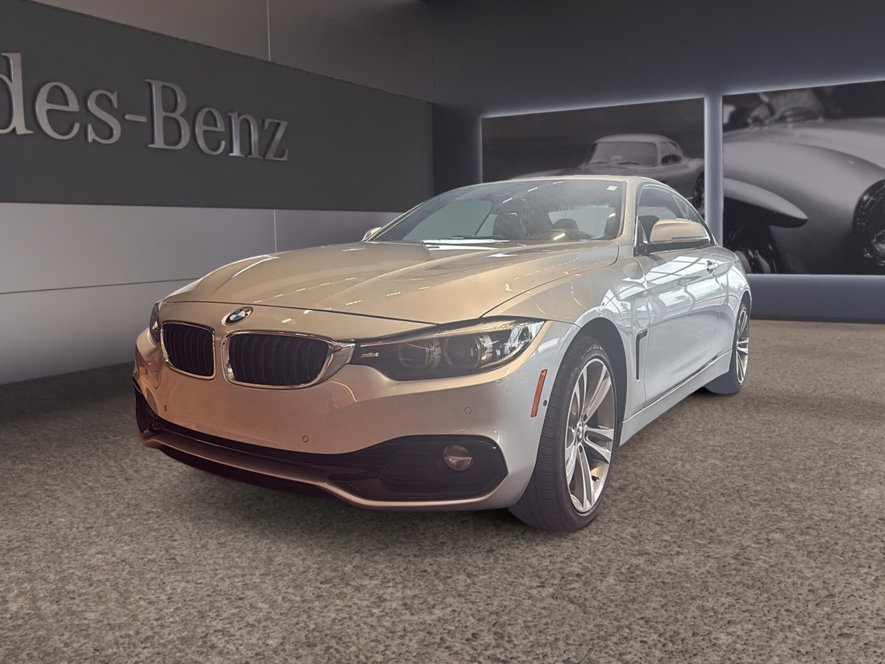 Glacier silver metallic 2018 BMW 4 Series Convertible All-Wheel Drive Automatic