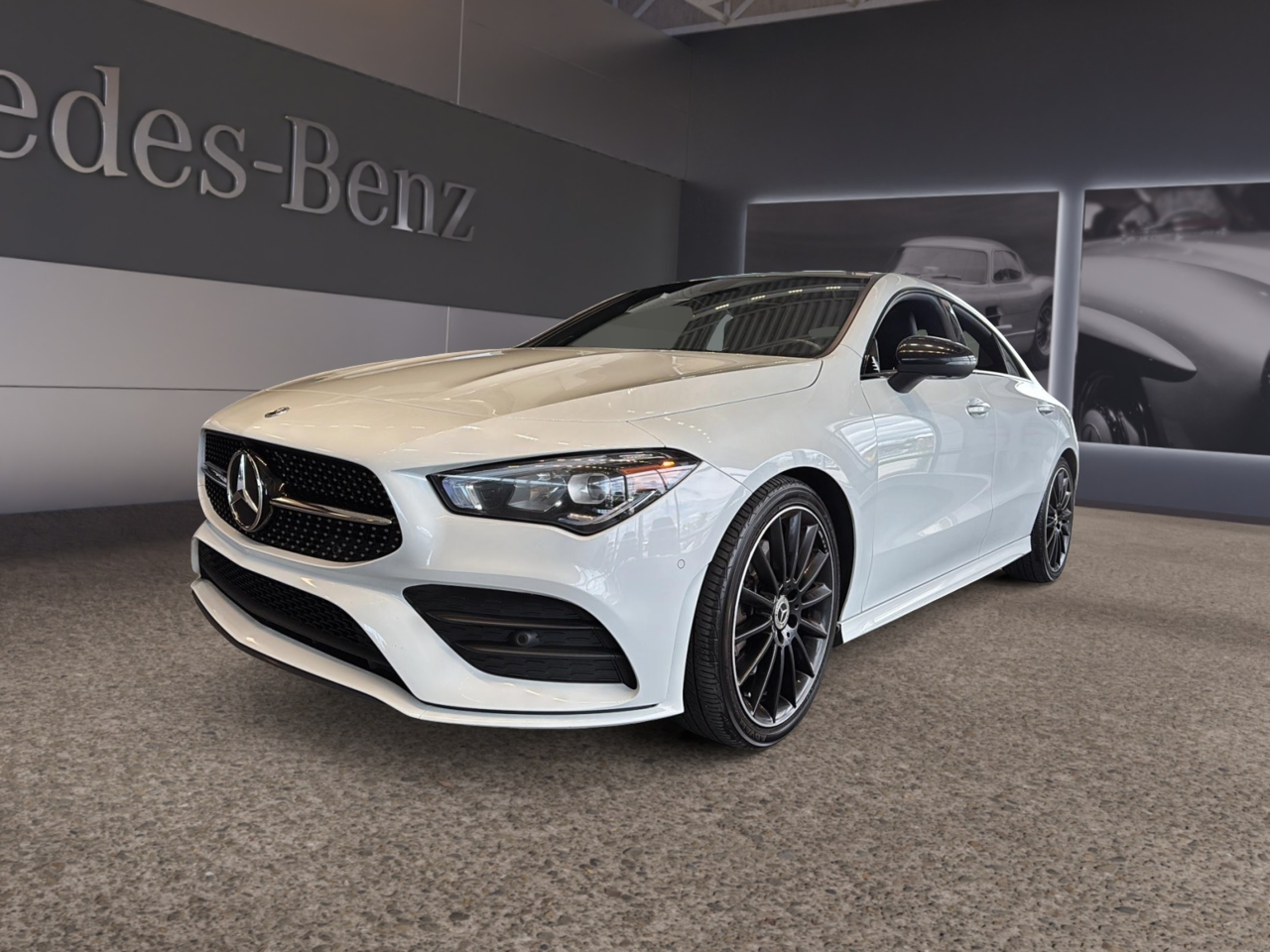 Digital white metallic 2023 Mercedes-Benz CLA Coupe All-Wheel Drive Automatic