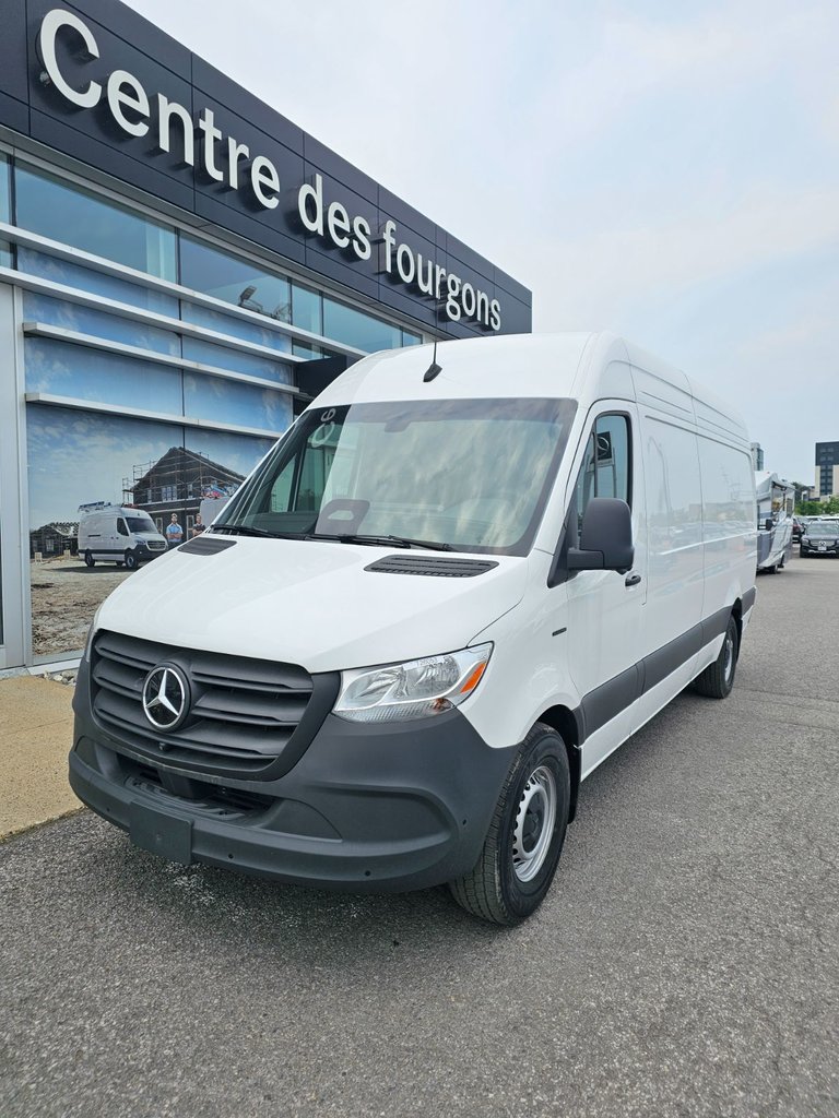 Arctic white 2025 Mercedes-Benz eSprinter Van Rear-Wheel Drive Automatic