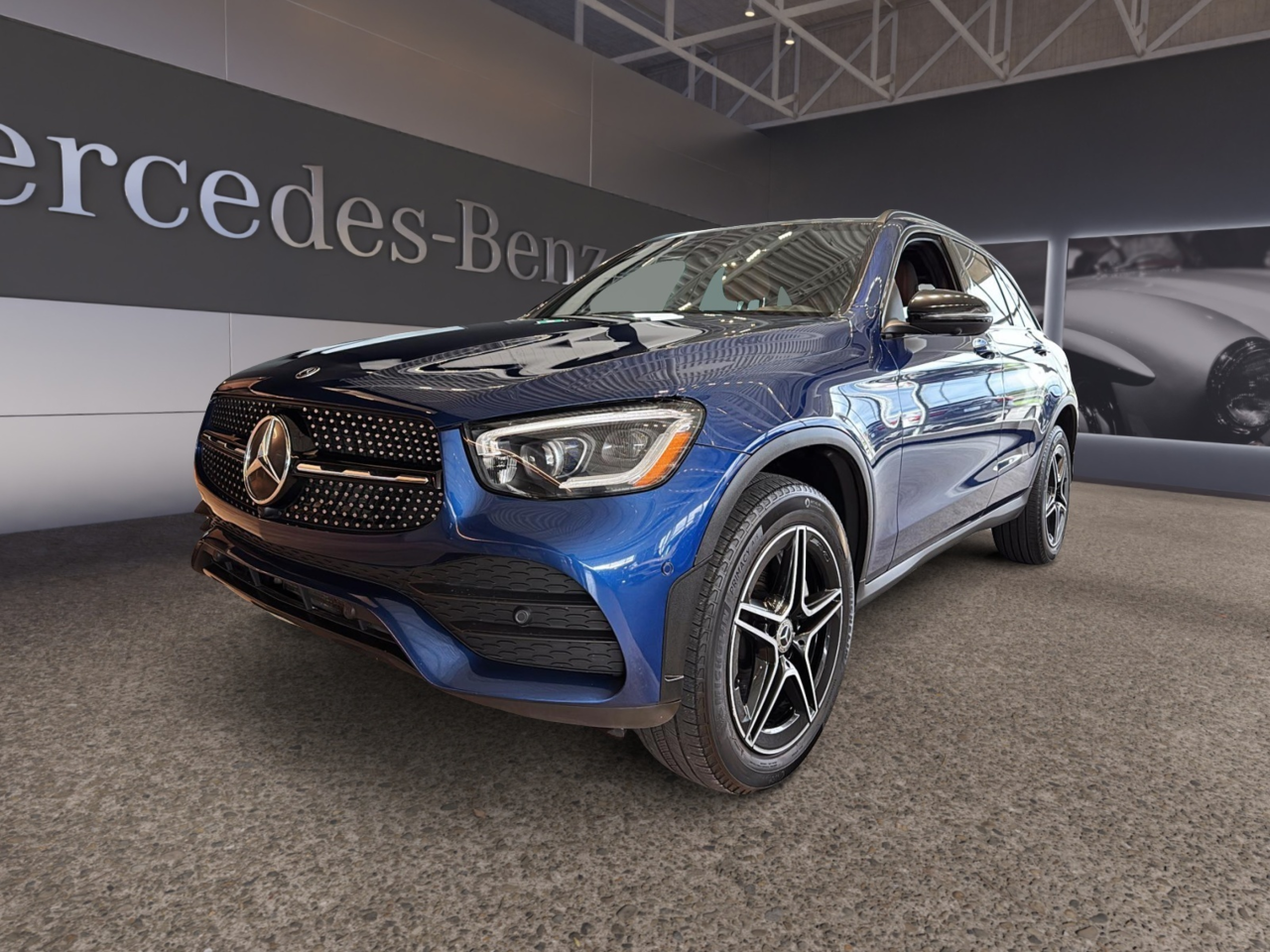 Brilliant blue metallic 2020 Mercedes-Benz GLC SUV / Crossover All-Wheel Drive Automatic
