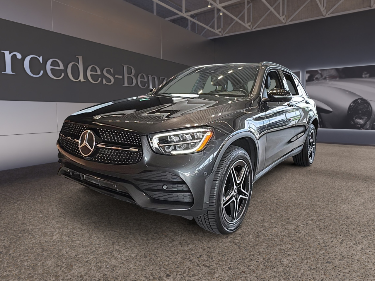 Gray (Graphite grey metallic) 2022 Mercedes-Benz GLC SUV / Crossover All-Wheel Drive Automatic