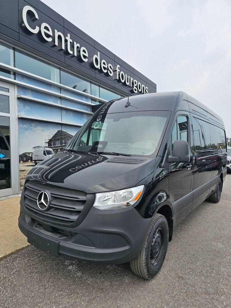 Jet black 2026 Mercedes-Benz Sprinter Cargo Van Rear-Wheel Drive Automatic