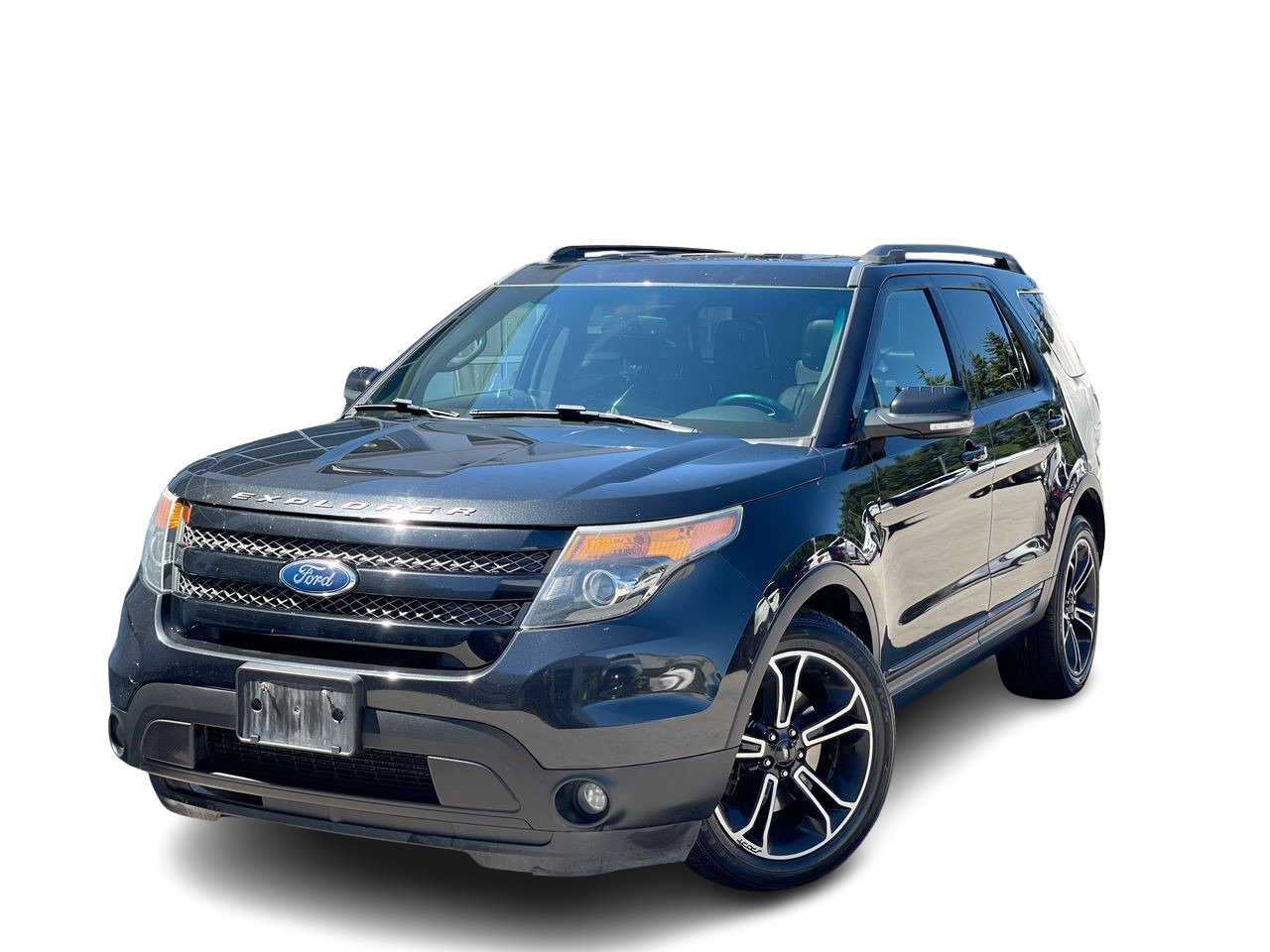 Black 2015 Ford Explorer Sport 4WD SUV / Crossover All-Wheel Drive Automatic