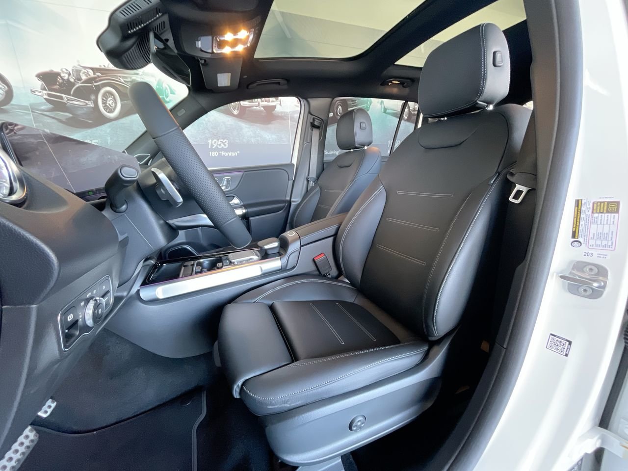 Used 2023 Polar White Mercedes-Benz 350 4MATIC SUV (Pre-August Production) image 19