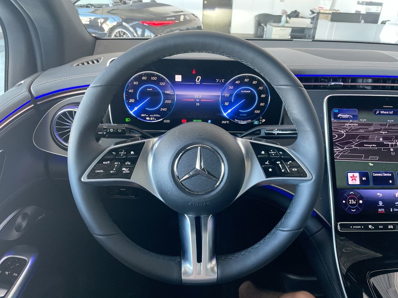 Used 2023 Polar White Mercedes-Benz 350 4MATIC SUV (Post-August Production) image 22