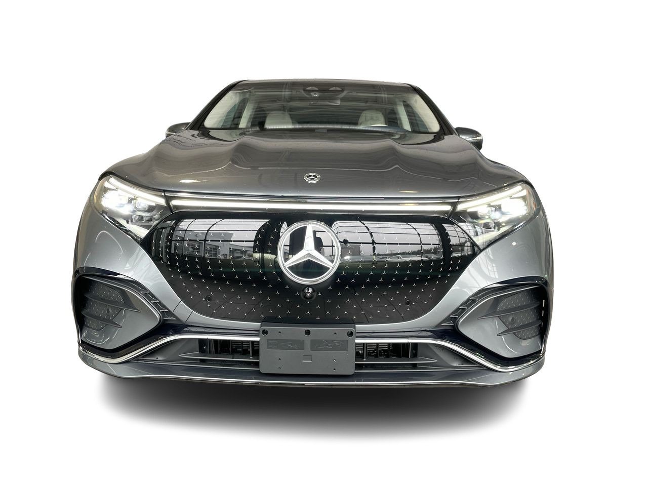New 2023 Selenite Grey Metallic Mercedes-Benz EQS 580 4MATIC image 3