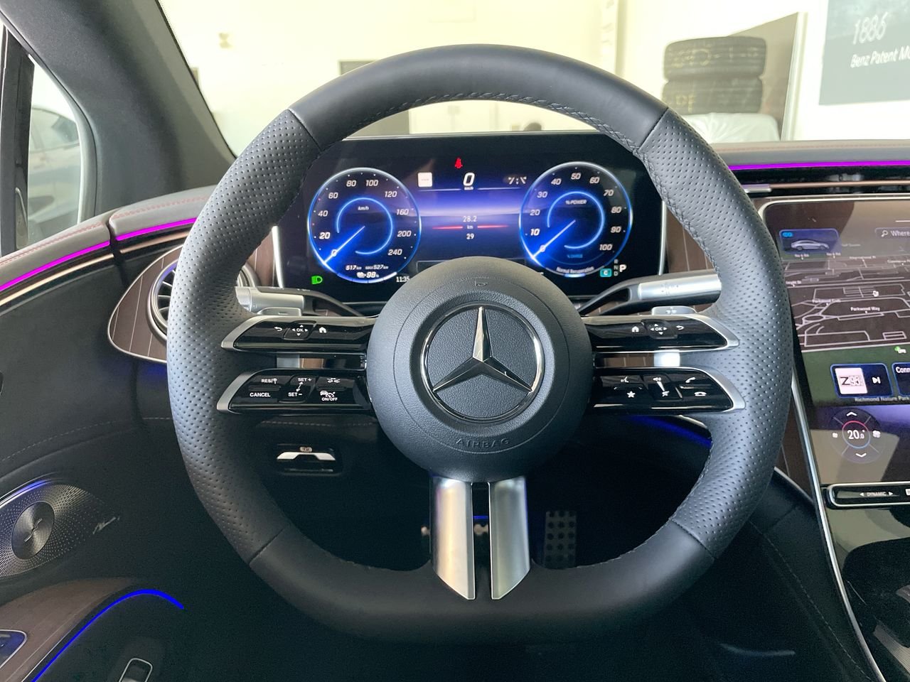 New 2023 Obsidian Black Metallic Mercedes-Benz EQS 450 V4 image 22
