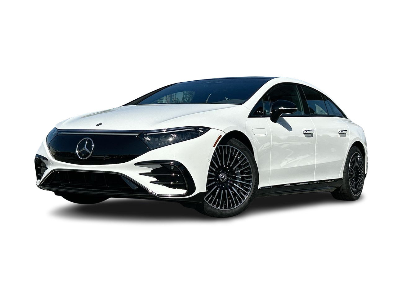 Polar White 2022 Mercedes-Benz EQS Sedan All-Wheel Drive Automatic