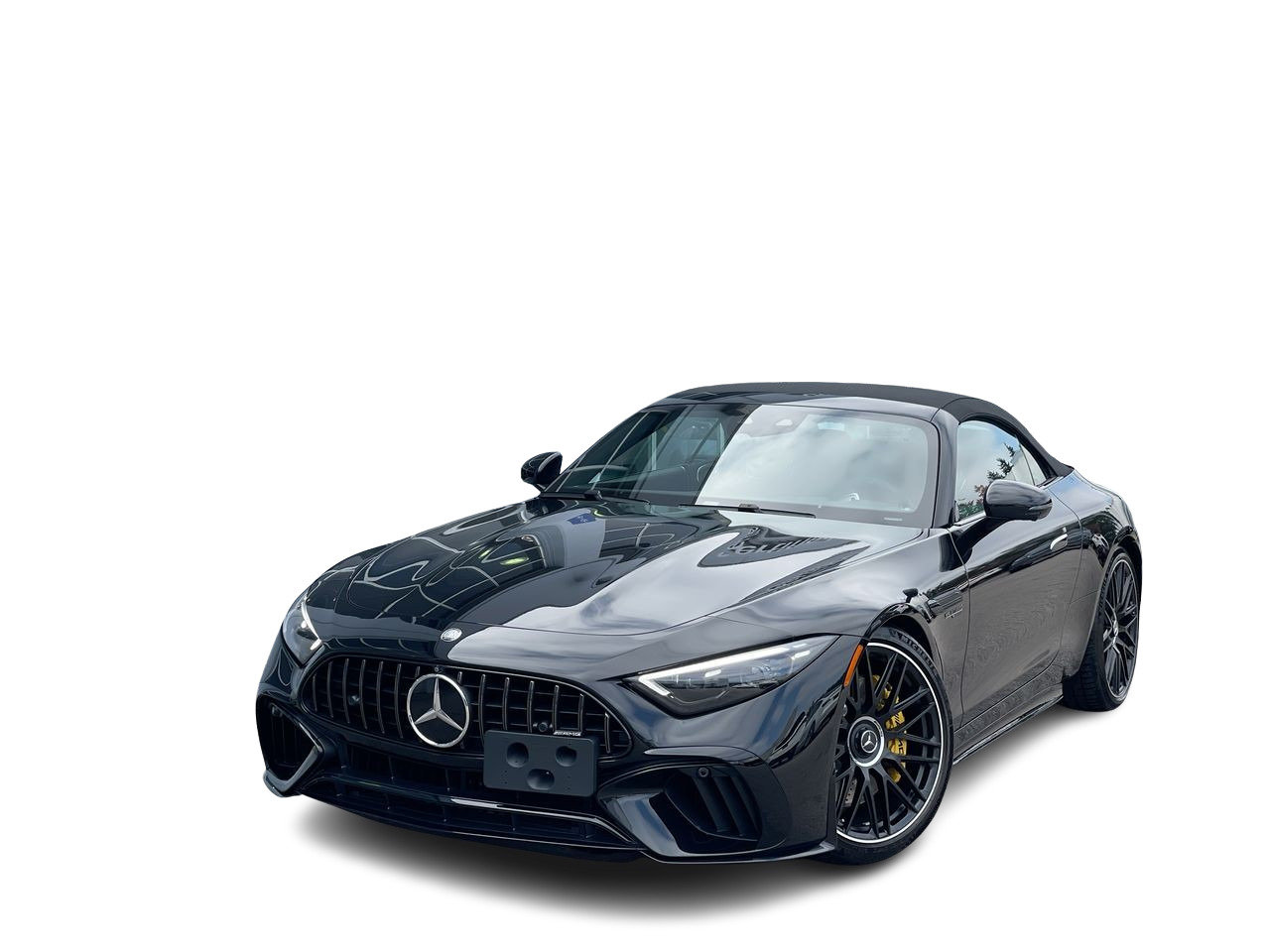 Obsidian Black Metallic 2023 Mercedes-Benz SL-Class Convertible All-Wheel Drive Automatic