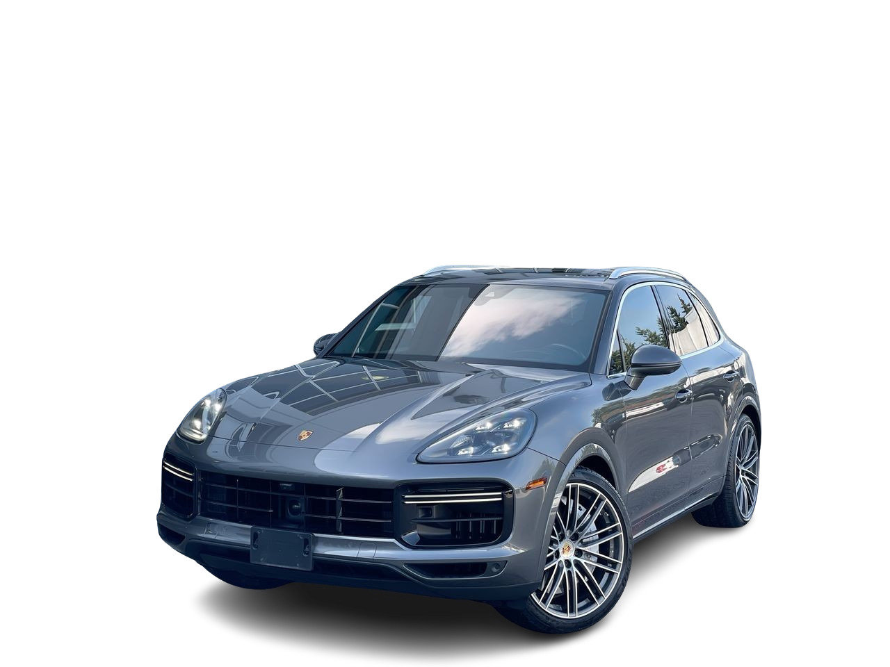 Gray 2020 Porsche Cayenne SUV / Crossover All-Wheel Drive Automatic