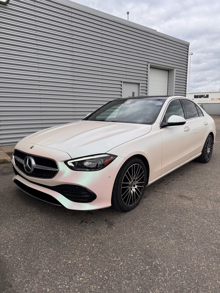 Obsidian Black Met 2022 Mercedes-Benz C-Class Sedan All-Wheel Drive Automatic