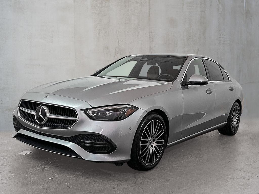 High-tech Silver Metallic 2024 Mercedes-Benz C-Class Sedan All-Wheel Drive Automatic