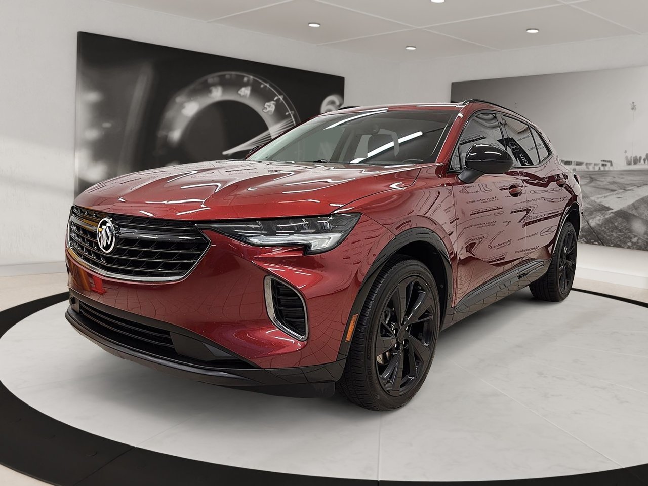 Red 2021 Buick Envision SUV / Crossover All-Wheel Drive Automatic