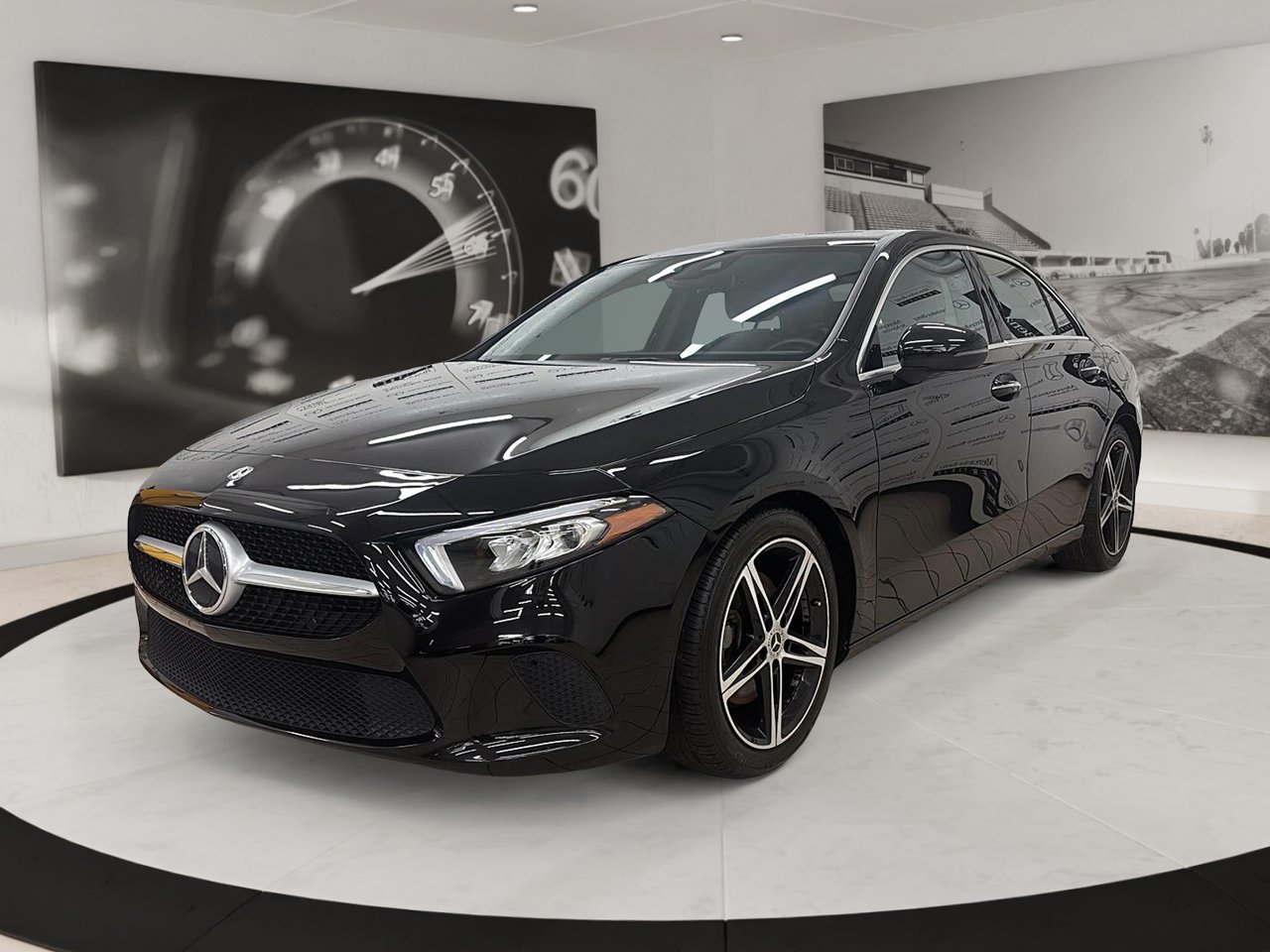 Black 2019 Mercedes-Benz A-Class A 220 Sedan 4MATIC AWD Sedan All-Wheel Drive Automatic