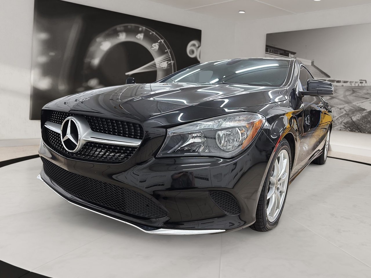 Black 2018 Mercedes-Benz CLA Sedan All-Wheel Drive Automatic