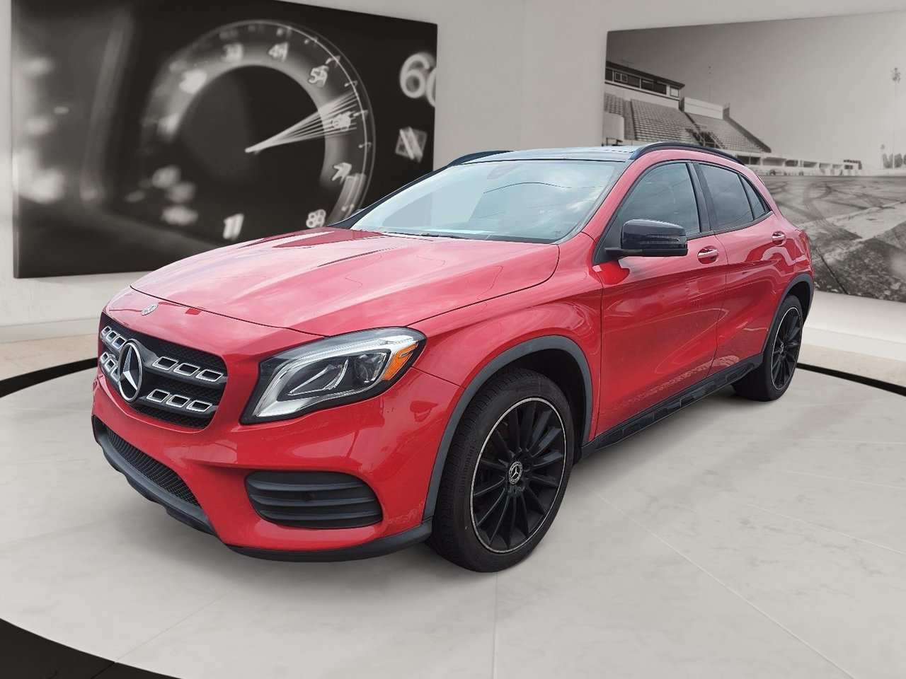 Red (Rouge jupiter) 2019 Mercedes-Benz GLA SUV / Crossover All-Wheel Drive Automatic