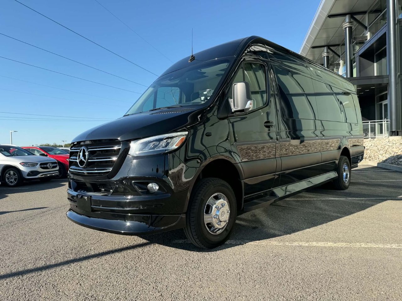 Obsidian Black Met 2021 Mercedes-Benz Sprinter Cargo Van Four-Wheel Drive Automatic