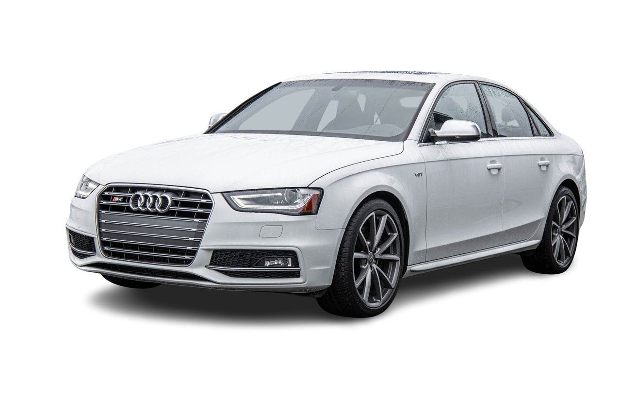 White 2015 Audi S4 Sedan Manual