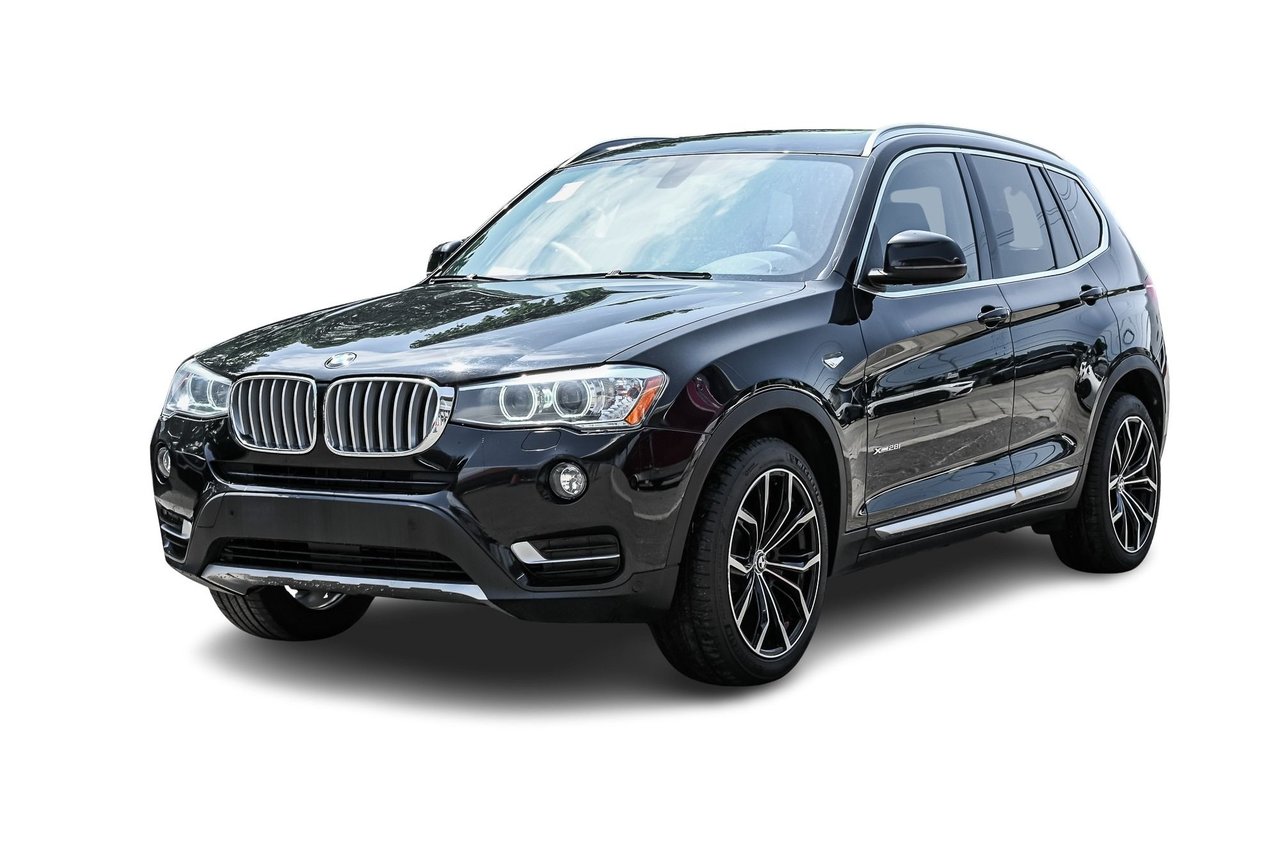 Black 2016 BMW X3 SUV / Crossover All-Wheel Drive Automatic