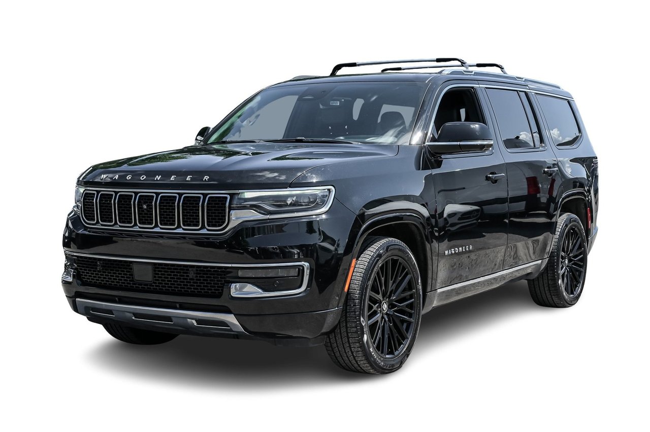 Diamond Black Crystal Pearl 2023 Jeep Wagoneer SUV / Crossover Four-Wheel Drive Automatic