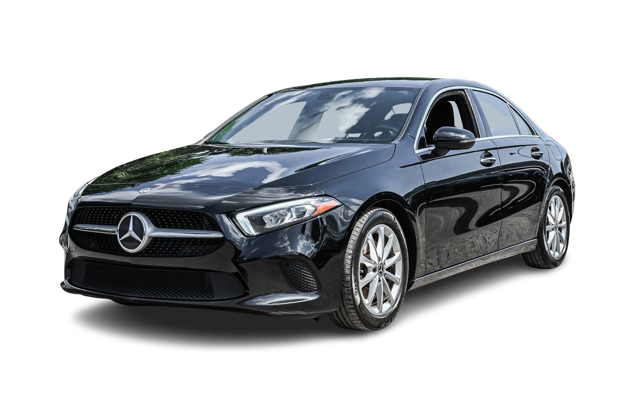 Black 2020 Mercedes-Benz A-Class Sedan All-Wheel Drive Automatic