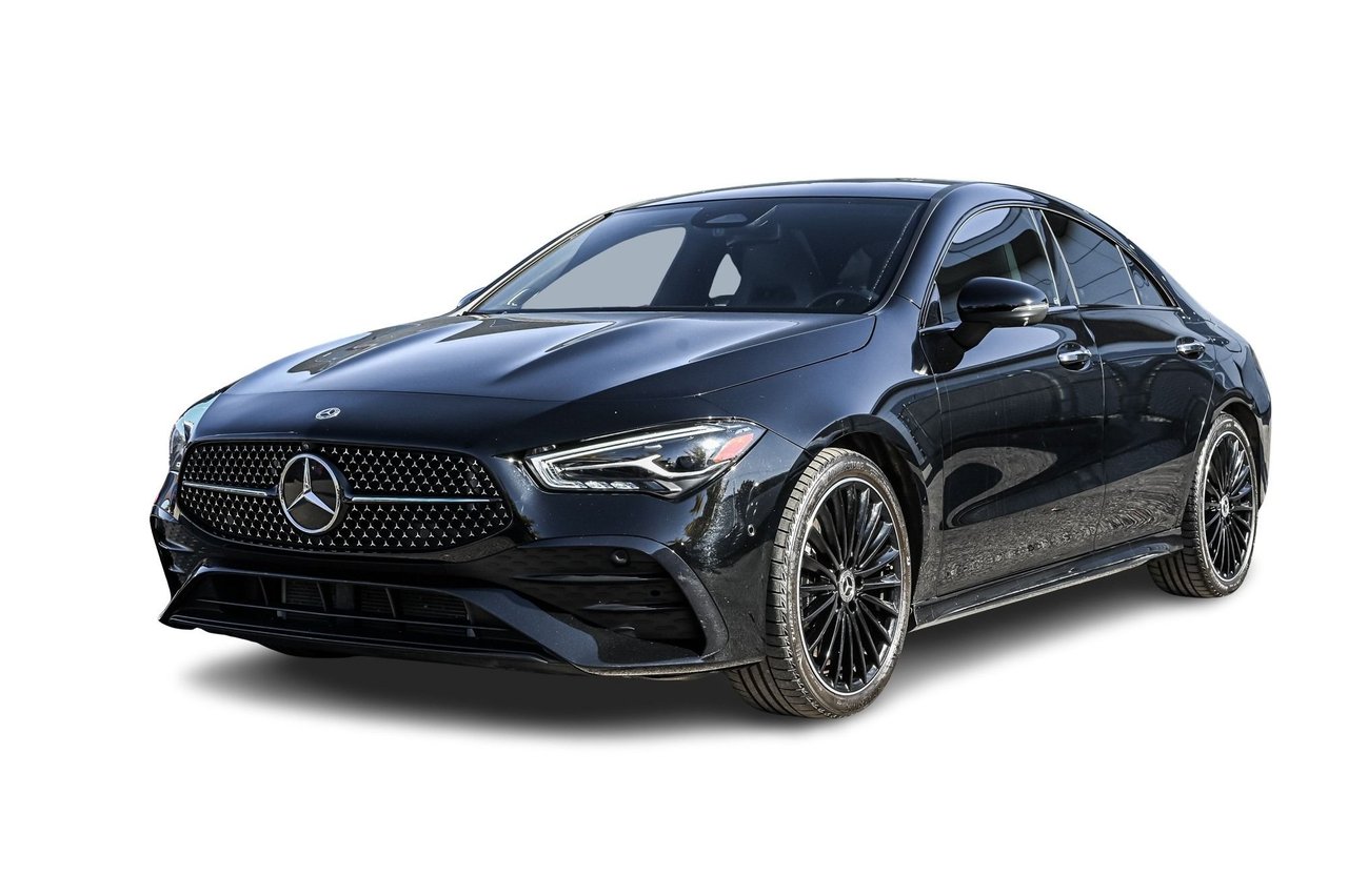 Black 2025 Mercedes-Benz CLA Coupe All-Wheel Drive Automatic