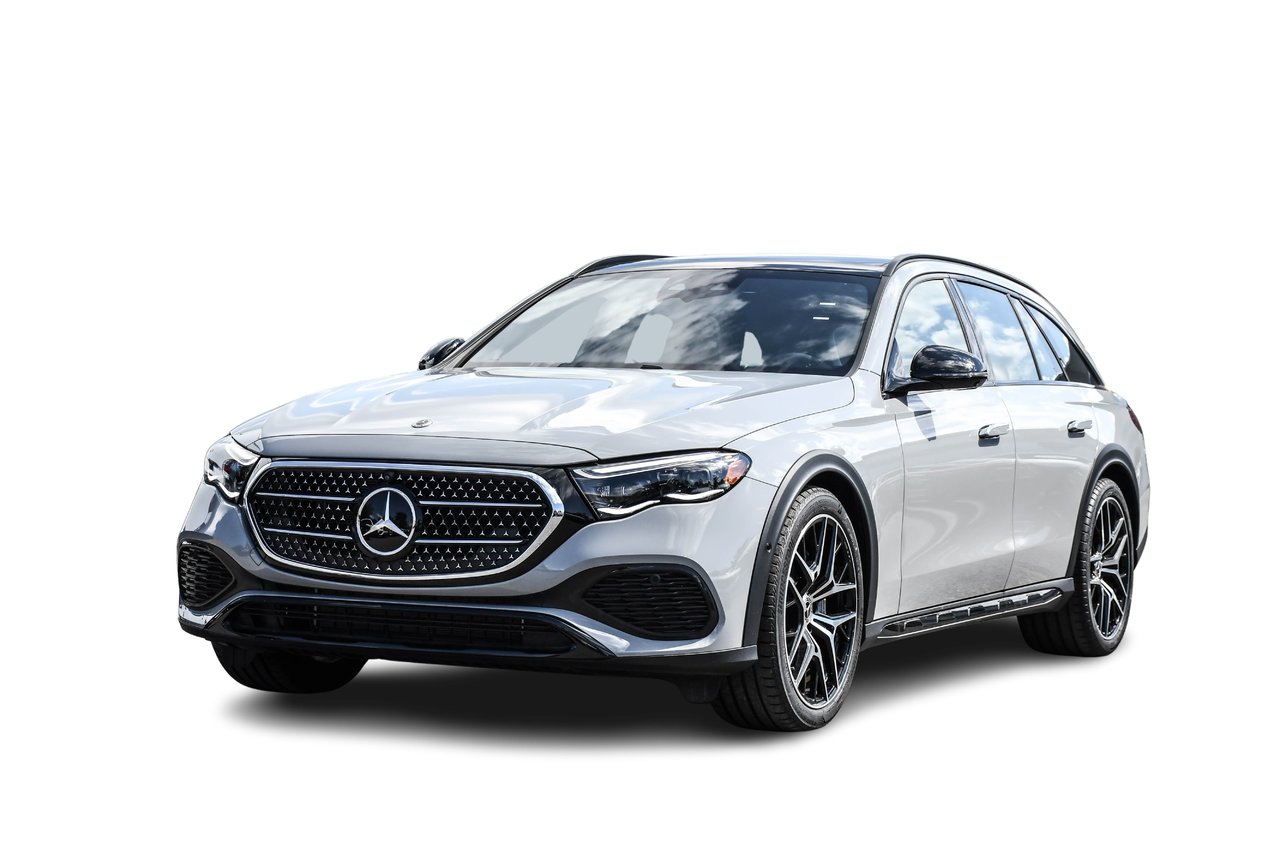 Gray (MANUFAKTUR Alpine Grey) 2026 Mercedes-Benz E-Class All-Terrain Wagon All-Wheel Drive Automatic