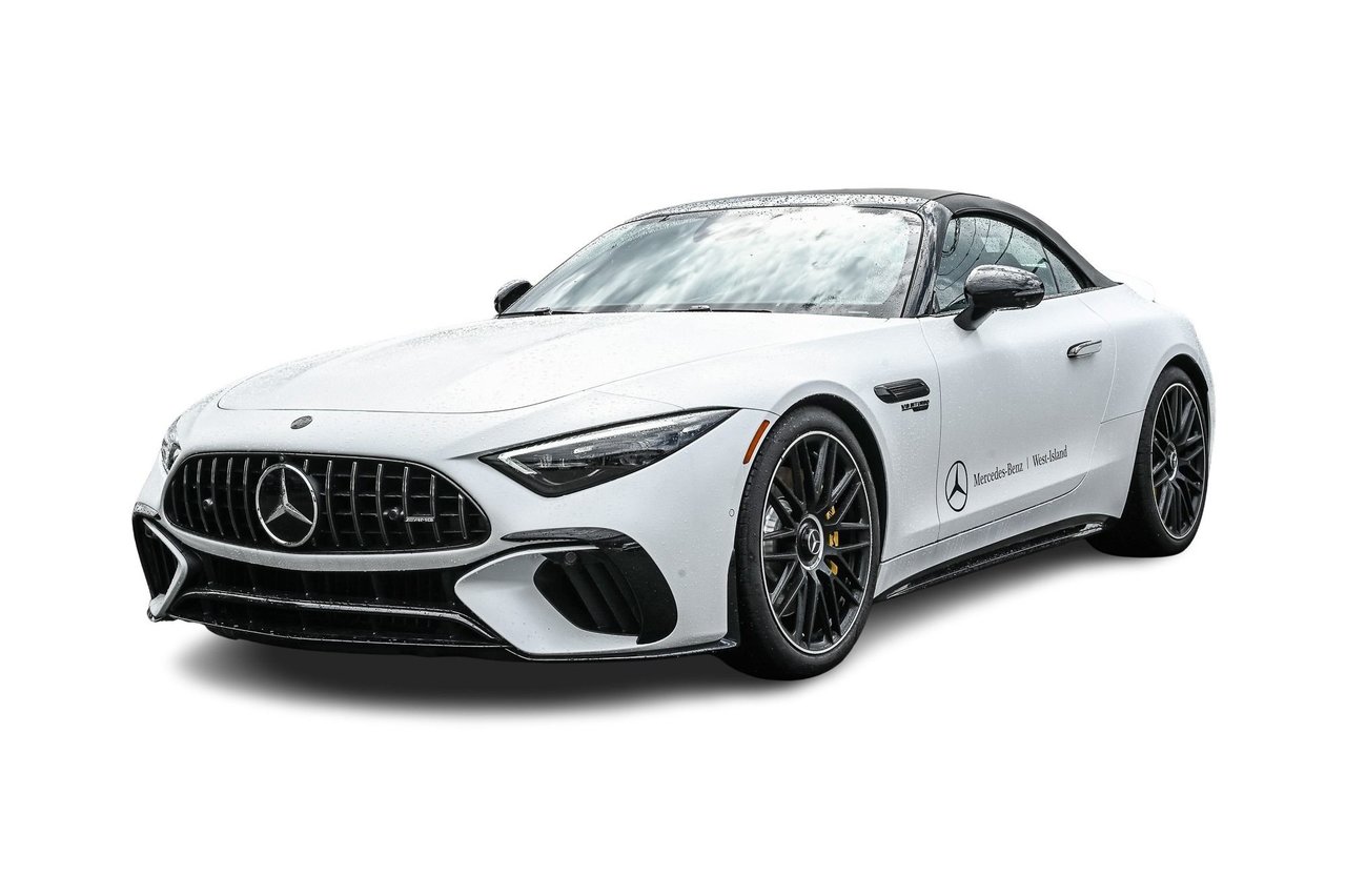 MANUFAKTUR Opalite White w/ Grey Soft Top 2026 Mercedes-Benz SL-Class Convertible All-Wheel Drive Automatic