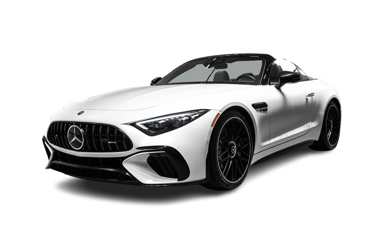 MANUFAKTUR Opalite White w/ Grey Soft Top 2026 Mercedes-Benz SL-Class Convertible All-Wheel Drive Automatic