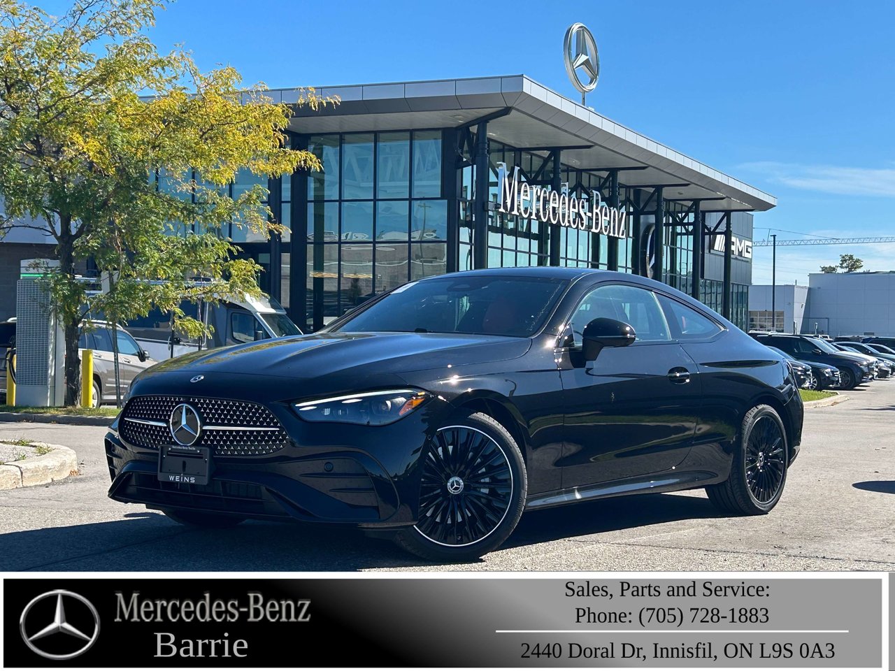 OBSIDIAN BLACK METALLIC 2027 Mercedes-Benz CLE Coupe All-Wheel Drive Automatic