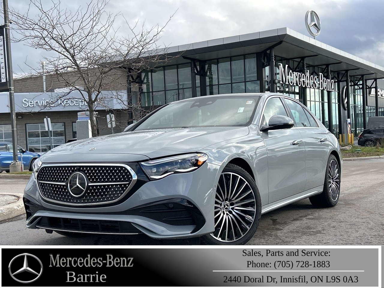 Gray (MANUFAKTUR ALPINE GREY SOLID) 2026 Mercedes-Benz E-Class Sedan All-Wheel Drive Automatic