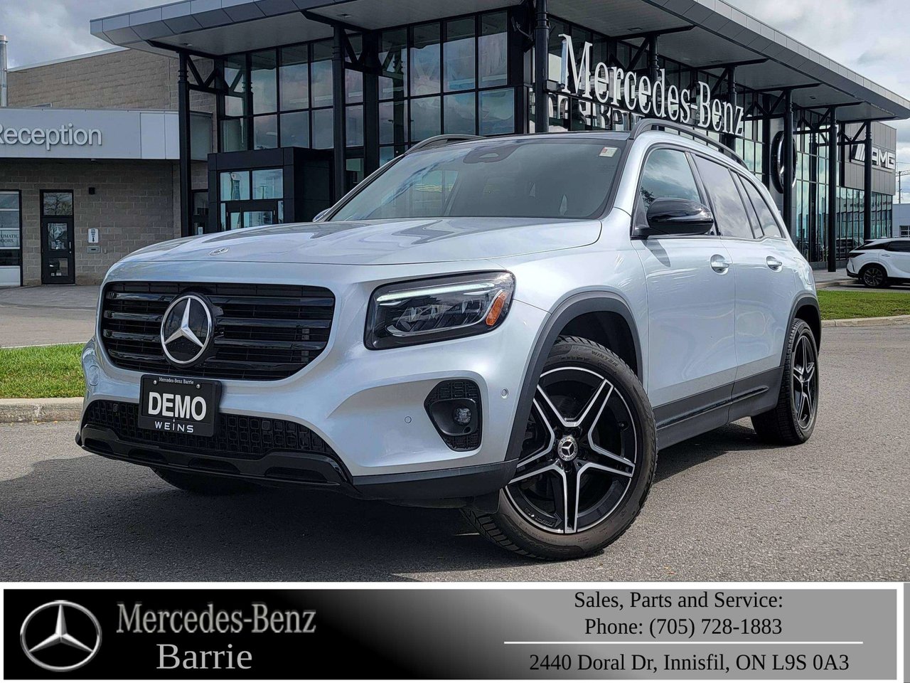 HIGH TECH SILVER METALLIC 2025 Mercedes-Benz GLB SUV / Crossover All-Wheel Drive Automatic