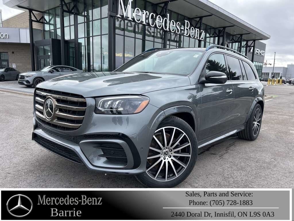 Gray (SELENITE GREY METALLIC) 2026 Mercedes-Benz GLS SUV / Crossover All-Wheel Drive Automatic