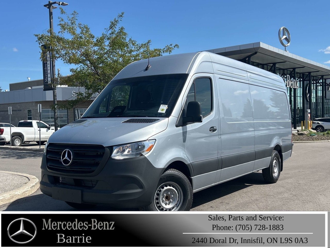HIGH TECH SILVER 2025 Mercedes-Benz Sprinter Cargo Van Rear-Wheel Drive Automatic