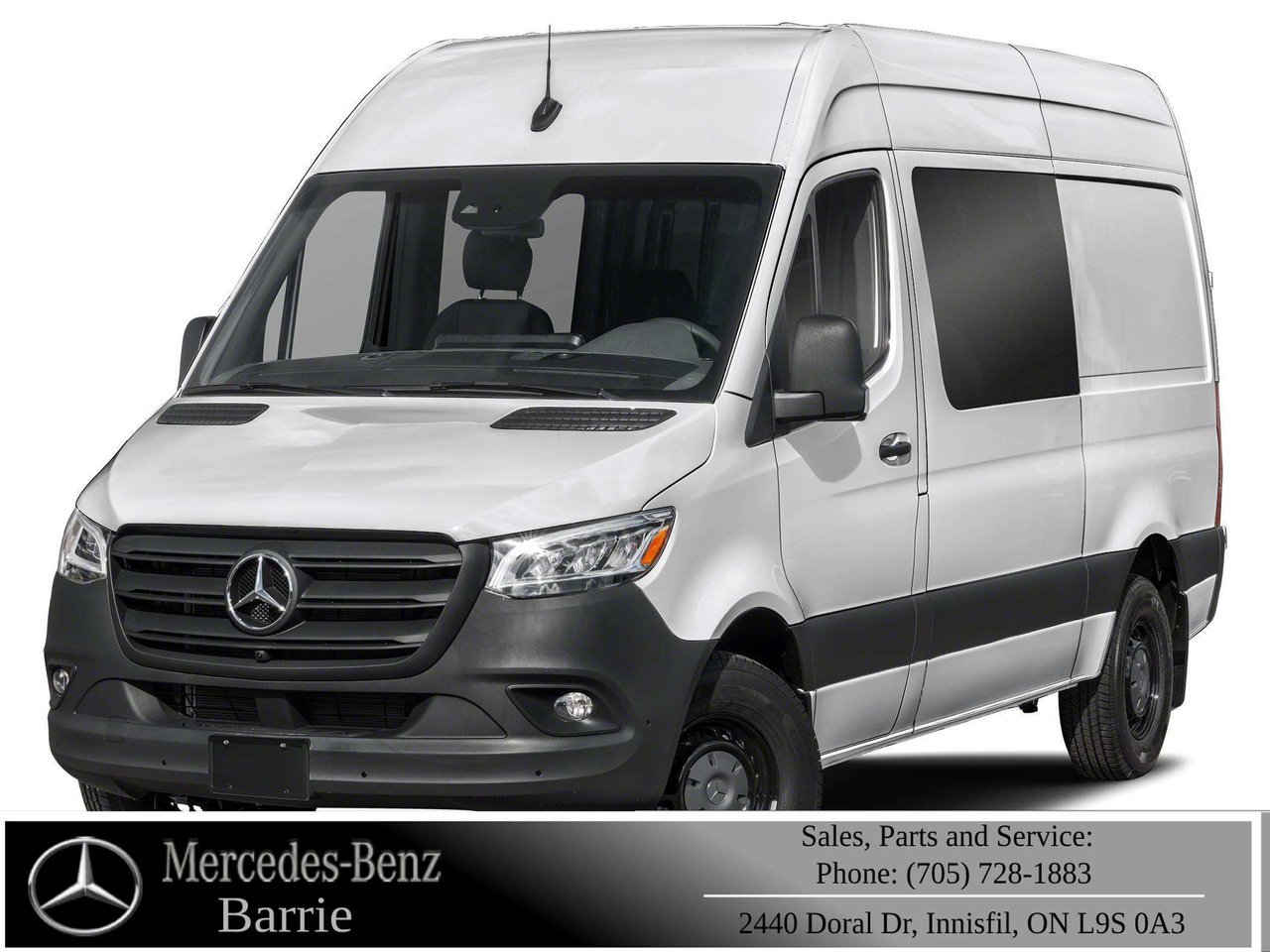 ARCTIC WHITE 2025 Mercedes-Benz Sprinter Van Rear-Wheel Drive Automatic