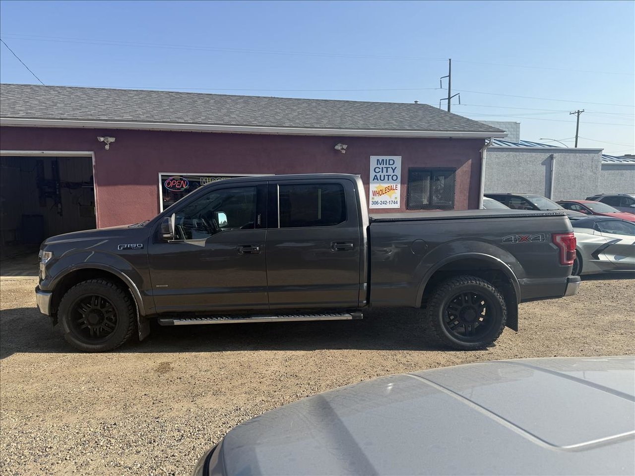 Gray 2017 Ford F-150 Pickup Truck Four-Wheel Drive Automatic