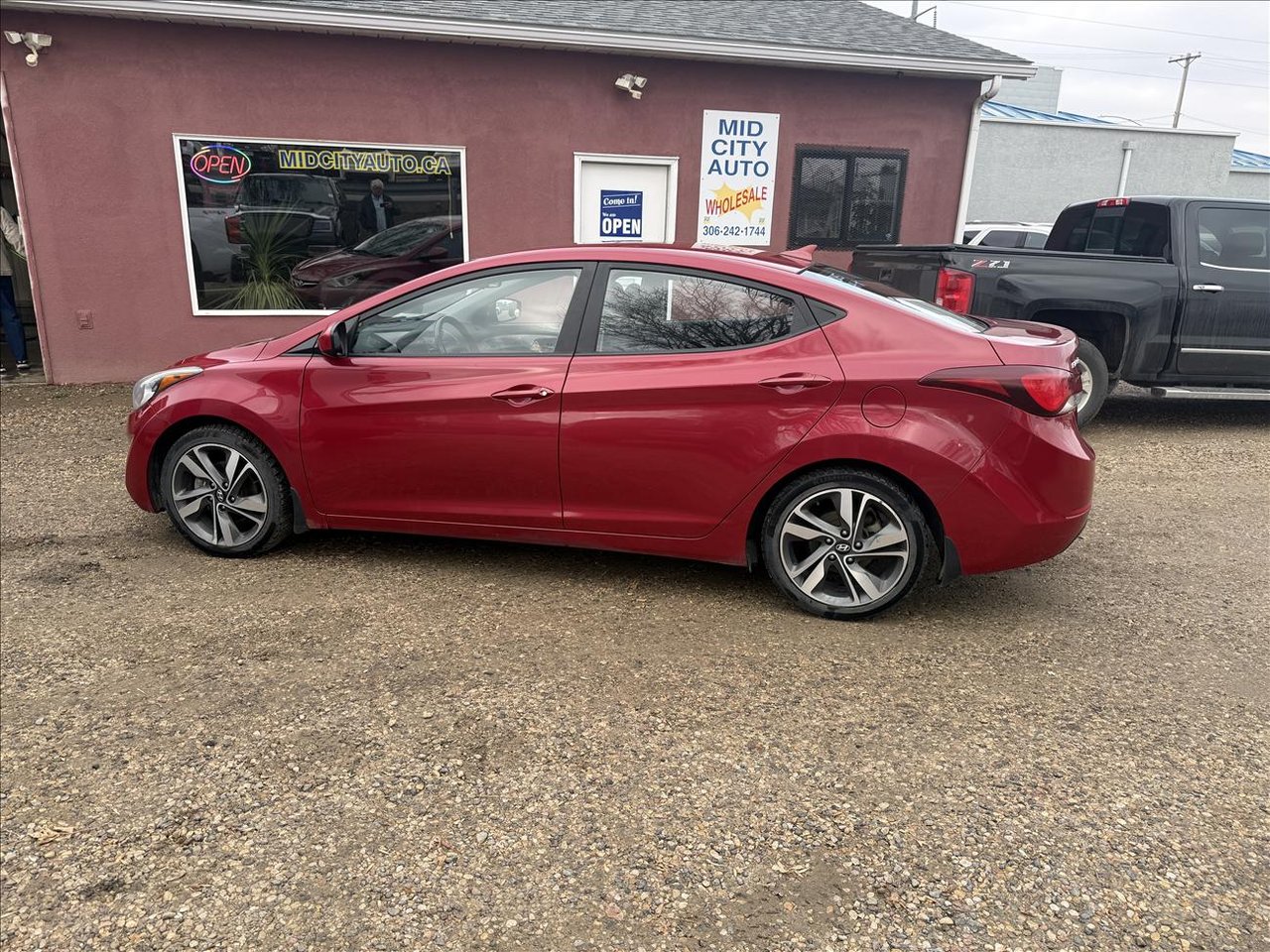 Red 2015 Hyundai Elantra Sedan Automatic