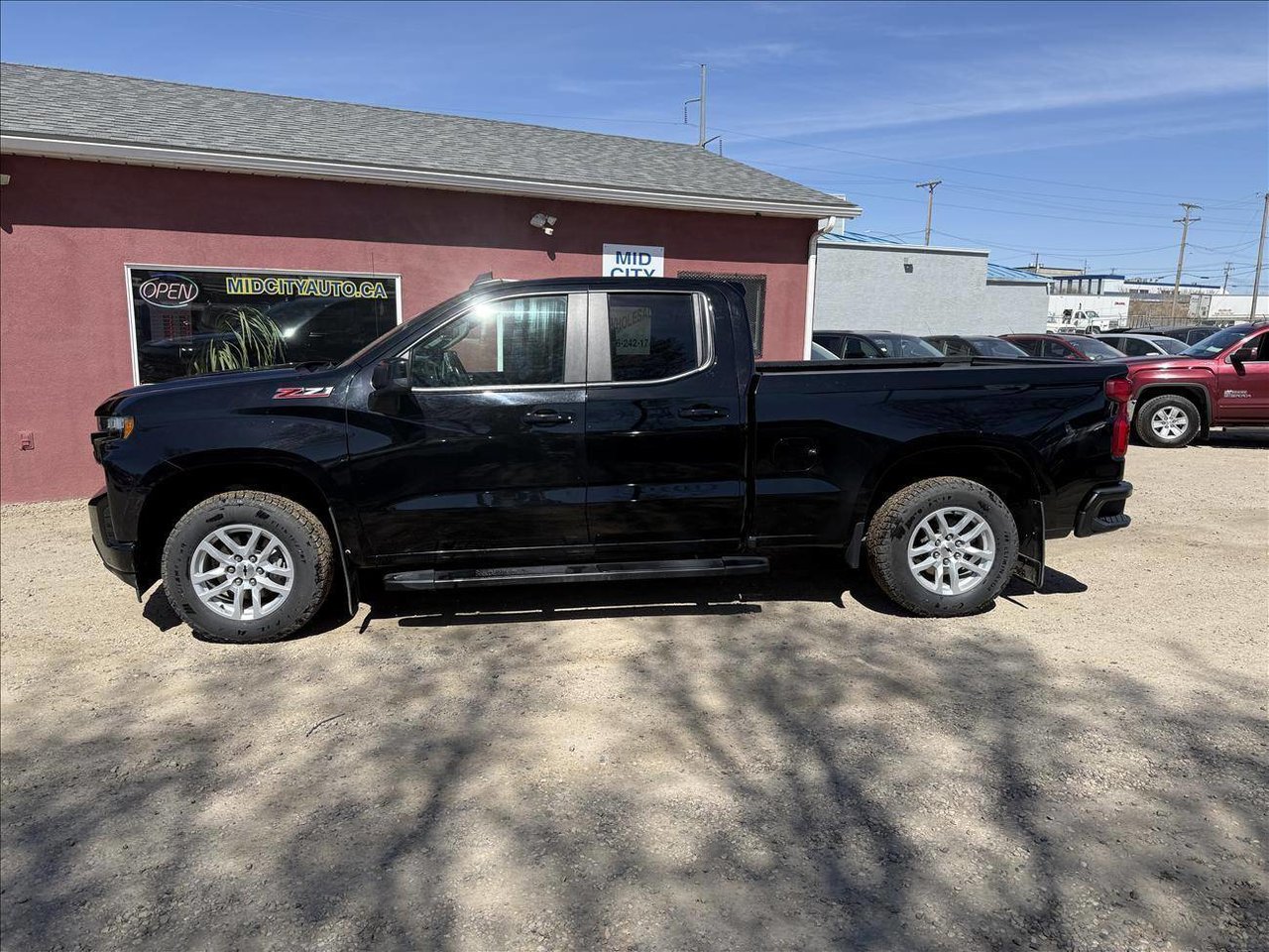 Black 2019 Chevrolet Silverado 1500 RST Double Cab 4WD Pickup Truck Four-Wheel Drive Automatic