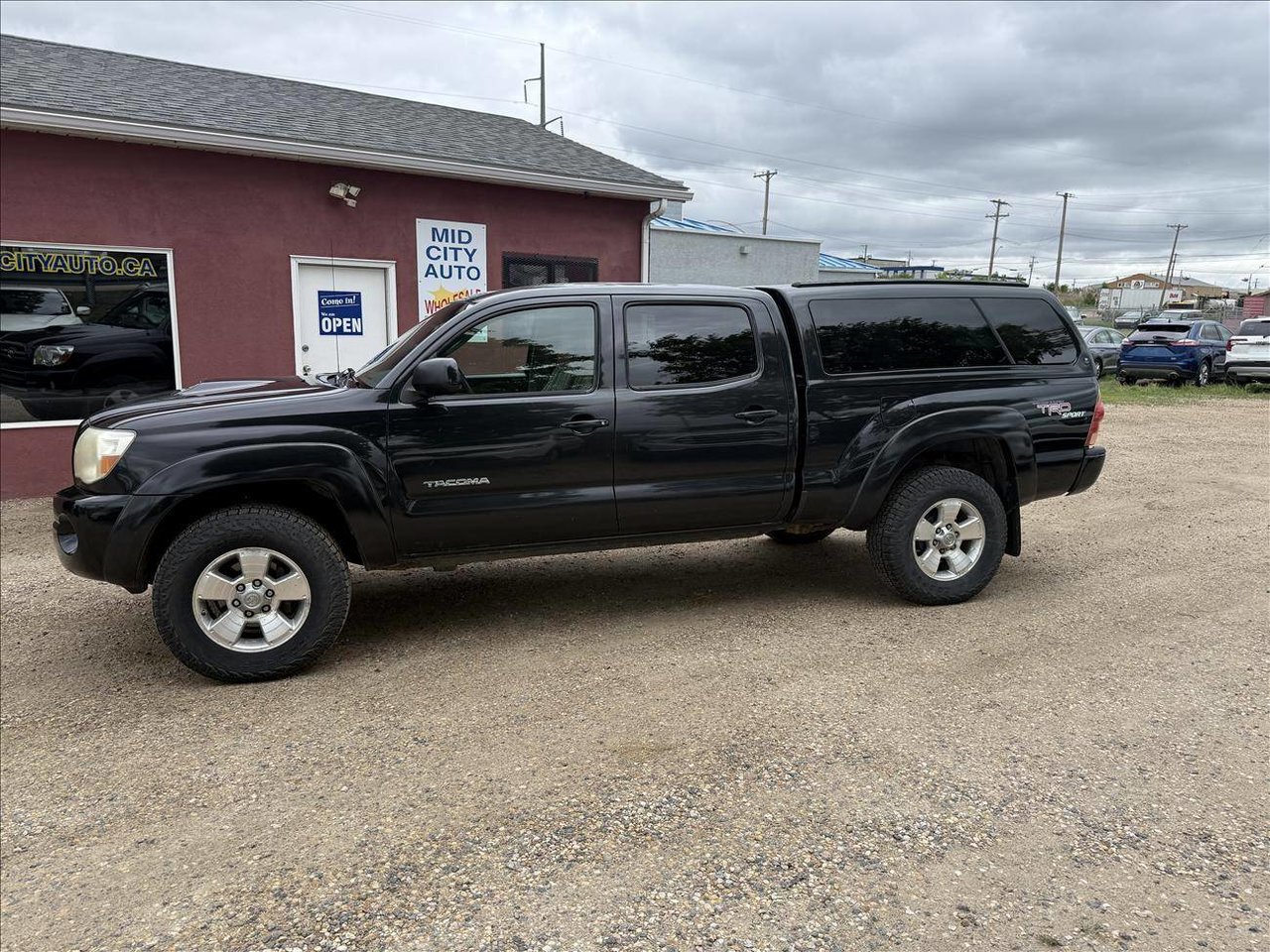 Black 2008 Toyota Tacoma Double Cab V6 4WD Pickup Truck Four-Wheel Drive Automatic
