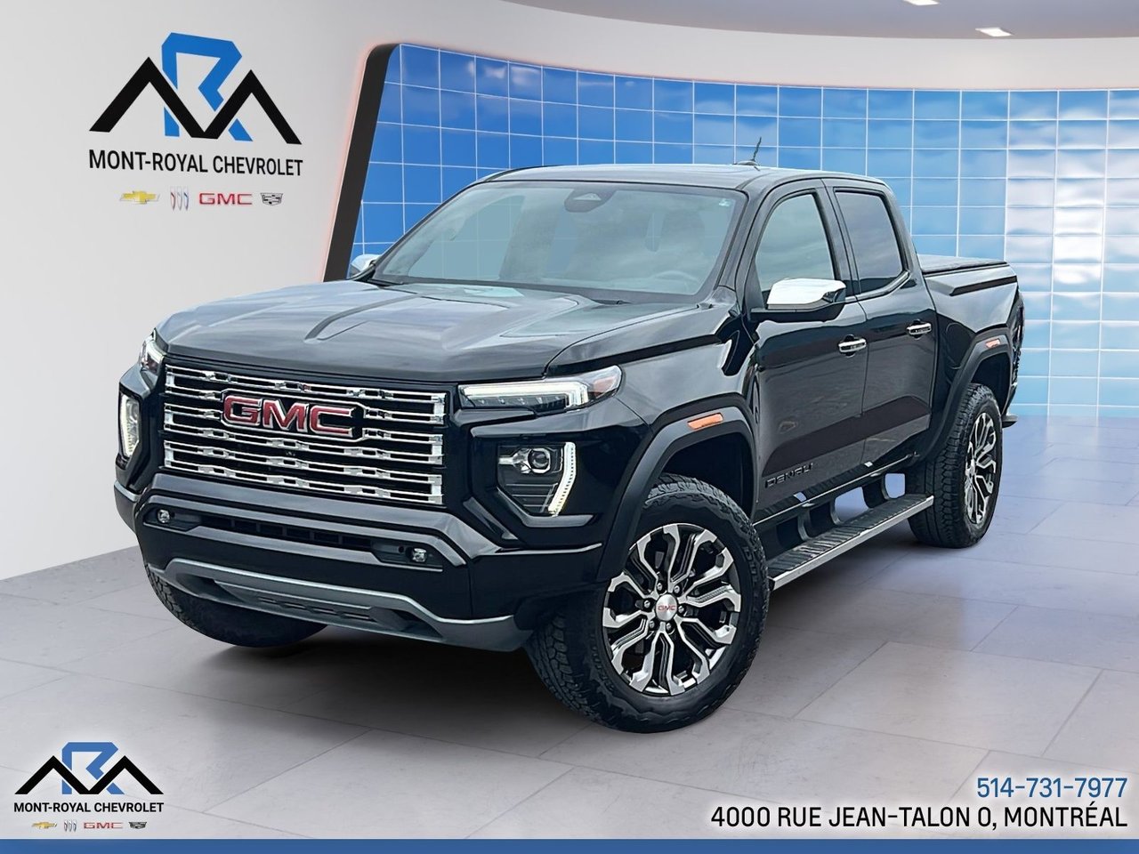 Onyx Black 2023 GMC Canyon Pickup Truck Four-Wheel Drive Automatic