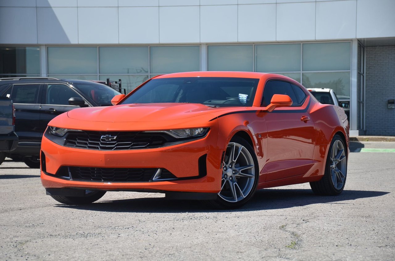 Orange 2019 Chevrolet Camaro 3LT Coupe RWD Coupe Rear-Wheel Drive Automatic