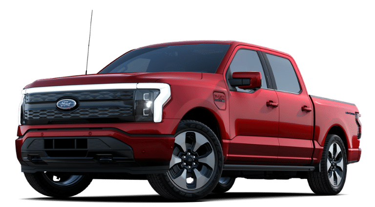 Red (ROUGE VITESSE MÉTALLISÉ TEINTÉ VERNI) 2023 Ford F-150 Lightning   Automatic
