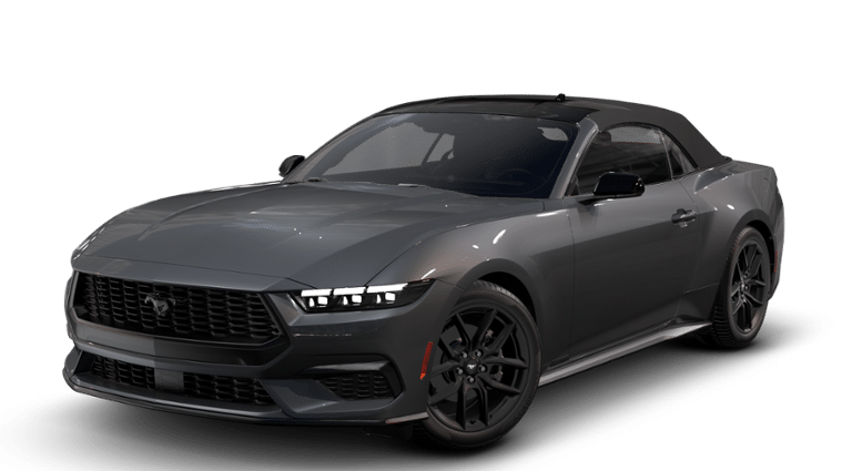 Gray (GRIS CARBONISÉ MÉTALLISÉ) 2026 Ford Mustang Convertible Rear-Wheel Drive Automatic