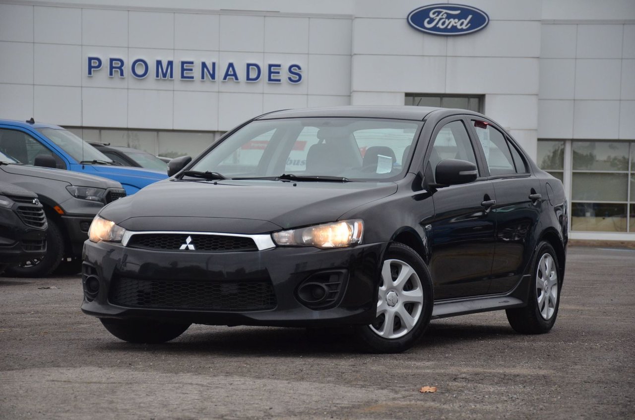 Black 2017 Mitsubishi Lancer Sedan  
