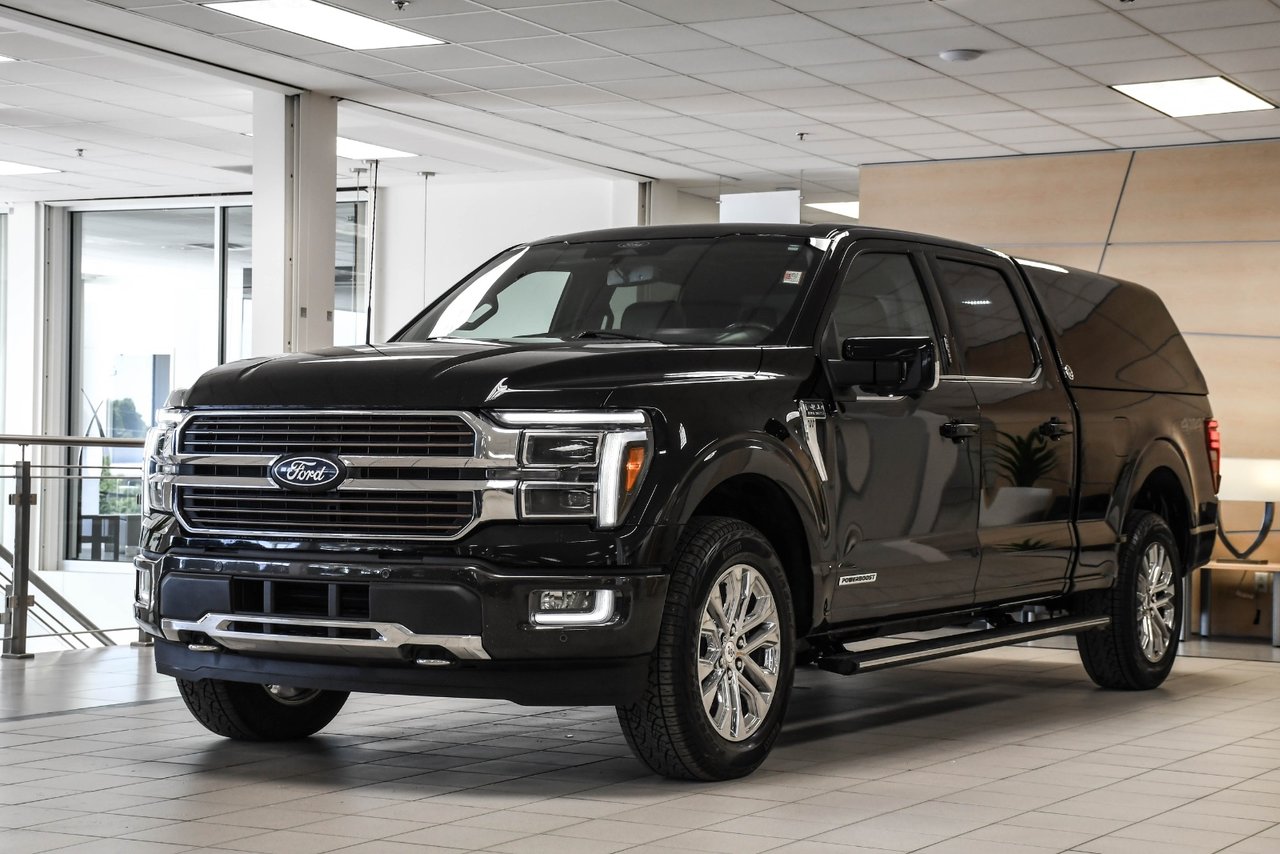 Black 2024 Ford F-150 King Ranch SuperCrew 4WD Pickup Truck Four-Wheel Drive Automatic