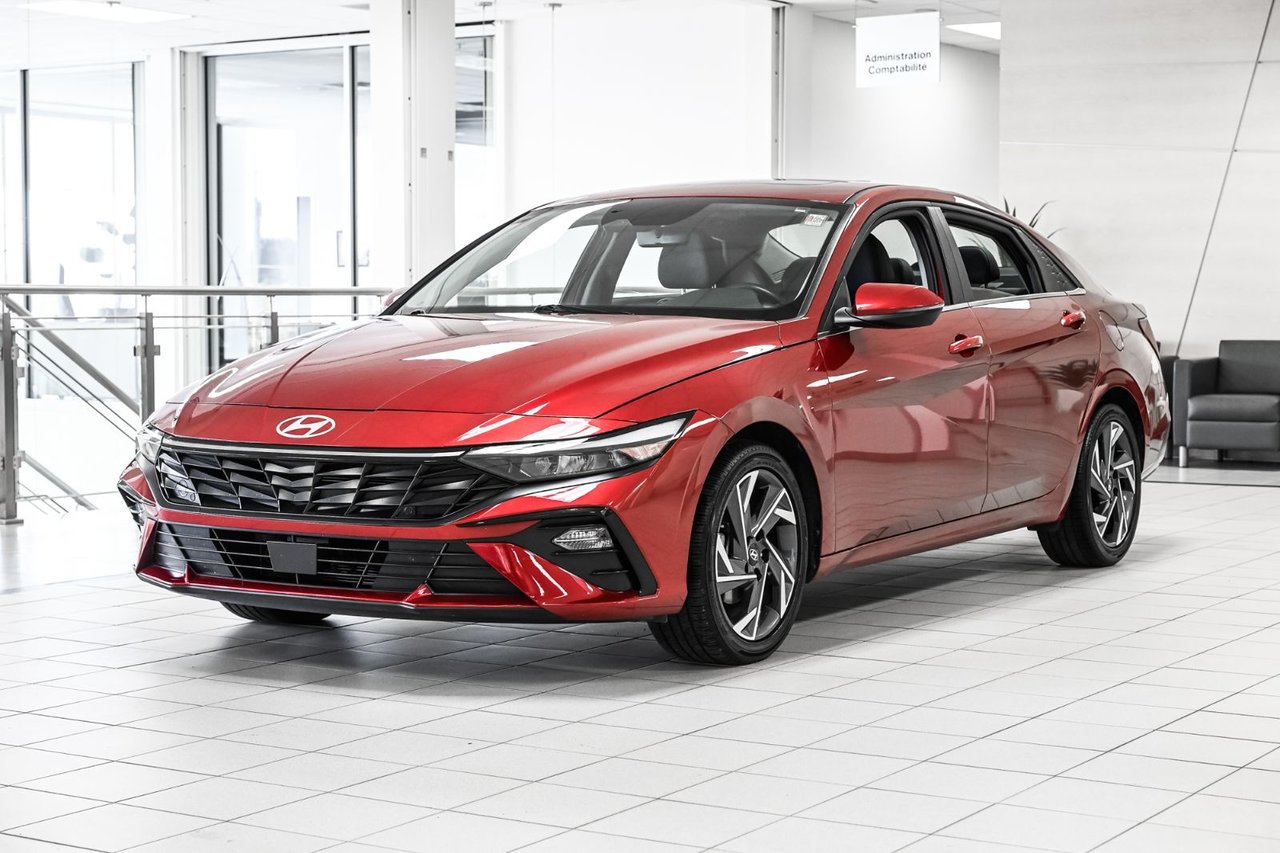 Red 2026 Hyundai Elantra Hybrid Sedan  Automatic