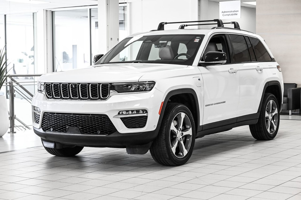 Bright White 2022 Jeep Grand Cherokee 4xe SUV / Crossover Four-Wheel Drive Automatic