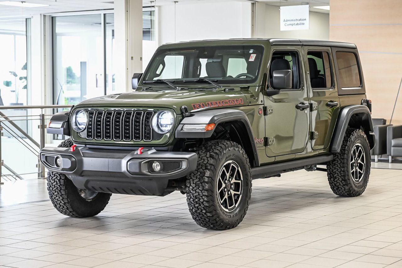 Green 2024 Jeep Wrangler Rubicon 4-Door 4WD SUV / Crossover Four-Wheel Drive Automatic